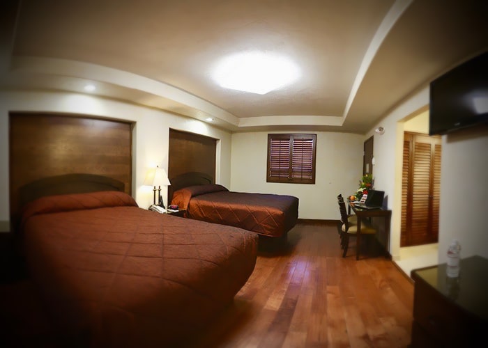 dos camas de hotel en Baja California
